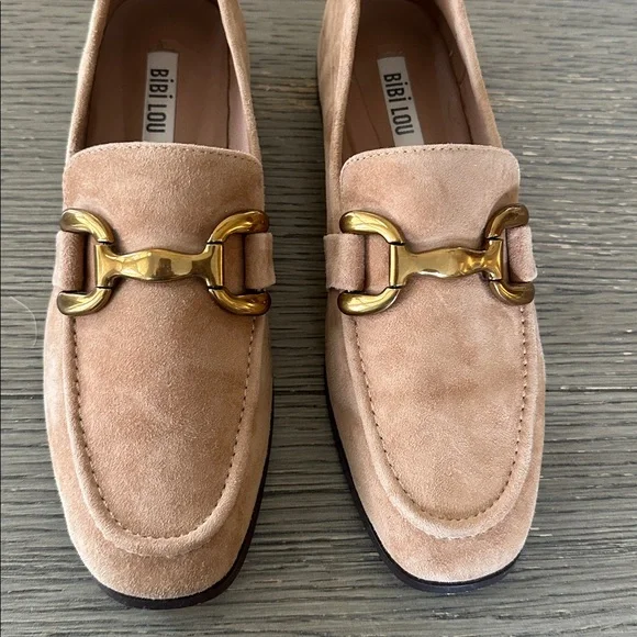 Bibi Lou tan suede bit loafer size 37 - Picture 7 of 9
